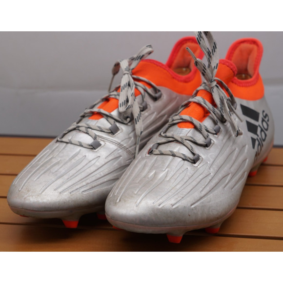 Adidas Mens Rare X 16.1 FG Cleats S81939 Silver Soccer Cleats Shoes Mens 10 - Picture 3 of 11